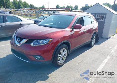 2016 Nissan Rogue Sv from USA, damaged, VIN JN8AT2MTXGW008646